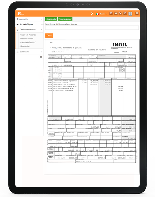 Busta Paga Online JobDrive Consulente del Lavoro Online